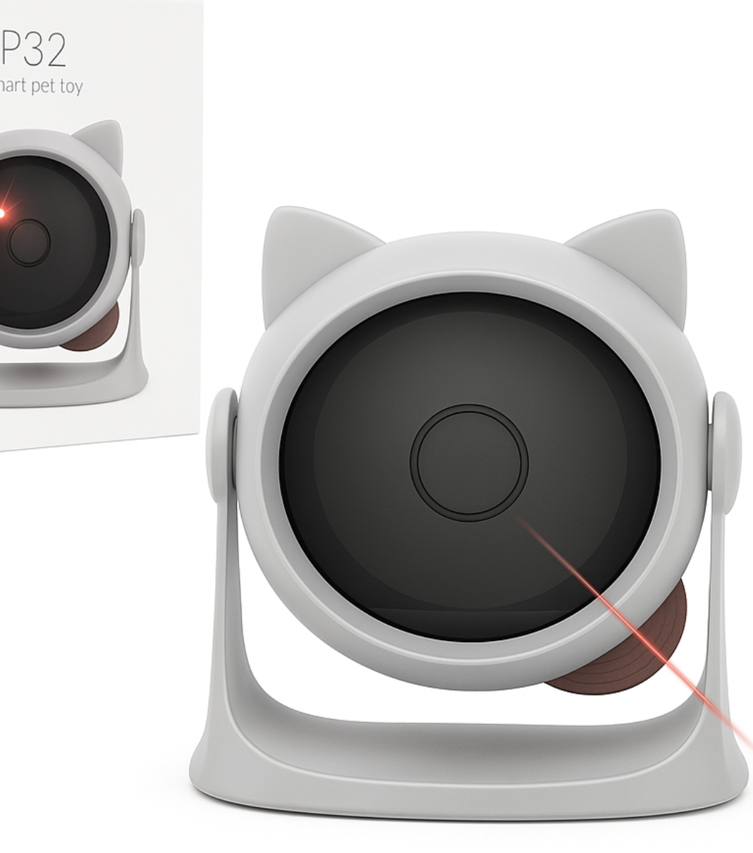 LazerCat - Jouet laser pour chat, rechargeable & automatique